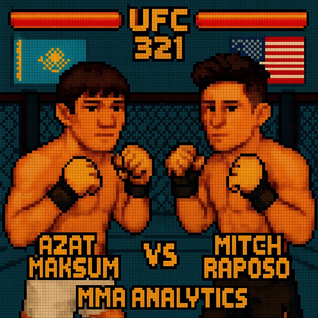 Azat Maksum vs Mitch Raposo - UFC 321